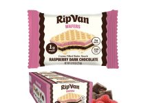 【折后$7.57 Prime包邮】Rip Van 树莓黑巧威化饼干 16包!