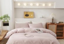 【折后$27.91 Prime包邮】100%水洗棉床上用品四件套 King Size!