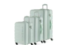 【折后$198.98 包邮】SwissGear 7366 硬壳万向轮行李箱三件套 两色选