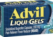 【折后$10.91 Prime包邮】Advil 液体胶囊止痛退热药 160粒!
