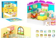 【折后$7.49 Prime包邮】厨房主题磁力魔方玩具 36件套