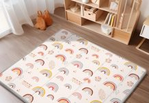 【折后$19.67 Prime包邮】可折叠宝宝防水爬行垫 50×50