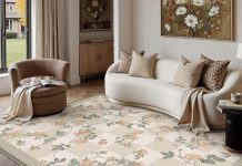 【折后$29.99 Prime包邮】HUGEAR 5×7 复古地毯!