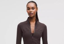 红杉棕下折!【折后$99 包邮】Lululemon Nulu define修身夹克 两款选