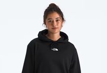 【折后$31.98 包邮】The North Face Essential 女士短款连帽衫 2色选