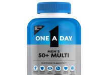 【折后$12.98 Prime包邮】One A Day 男士50岁+复合维生素 200片