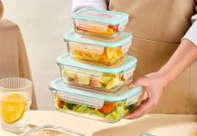 【折后$19.99 Prime包邮】玻璃食品保鲜盒 8件套