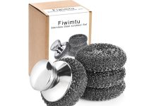 【折后$5.59 Prime包邮】不锈钢带手柄锅刷4件套