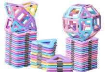 【折后$13.99 Prime包邮】儿童磁力贴玩具 40件套!