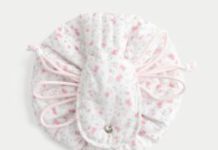 超实用!【折后$17.47】Hollister 系带收纳碎花化妆包