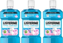 【折后$8.56 Prime包邮】Listerine 李施德林儿童全效防护漱口水 3瓶装