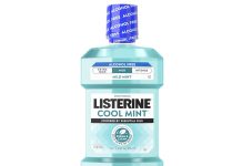 【折后$3.57 Prime包邮】Listerine 薄荷无酒精抗菌漱口水 1L!