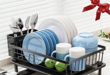 【折后$13.99 Prime包邮】不锈钢餐具沥水架!