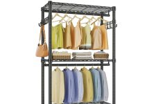 【折后$44.99 包邮】带滚轮金属置物架!