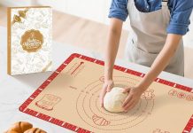 【折后$5.99 Prime包邮】加厚硅胶烘焙垫 26×16英寸