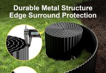 【折后$27.99 Prime包邮】金属波纹花园围栏 6″x50′