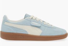 好看!【折后$27】PUMA Palermo 女款真皮复古运动鞋