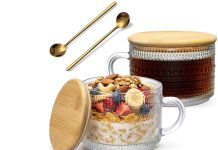 【折后$9.99 Prime包邮】复古浮雕玻璃咖啡杯 2只装