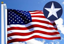 【折后$12.68 Prime包邮】加厚300D尼龙刺绣美国国旗 3×5