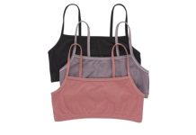 【折后低至$10.79 Prime包邮】Hanes 女士纯棉无钢圈运动内衣 3件装多色选