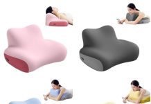 玩手机用它!【折后$18.49 Prime包邮】人体工学慢回弹记忆棉枕