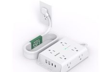 【折后$10.99 Prime包邮】扁平插头超长延长线插座 15FT