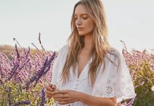 【折后$41.98 包邮】LOFT纯棉镂空绣花连衣裙