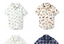 6m-12岁!【折后低至$11.99 限时包邮】Janie and Jack男童时尚衬衣 5款选