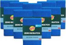 好价!【折后$8.73 Prime包邮】Scotch-Brite 零刮伤清洁百洁布 20块