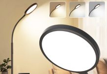 【折后$17.99 Prime包邮】LED现代灯落地灯!