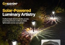 【折后$14.99 Prime包邮】 户外防水自动感应太阳能庭院灯 12支装