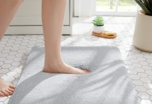 【折后$5.99 Prime包邮】加厚防滑记忆棉浴室地垫 24×17