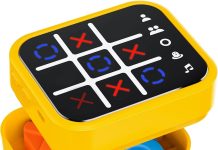 【折后$12.99 Prime包邮】触屏5合1益智井字棋游戏盒