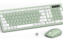 【折后$19.99 Prime包邮】静音蓝牙无线键盘+鼠标!