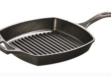 煎牛排必备!【折后$12.07 Prime包邮】Lodge 10.5英寸预开锅铸铁烤盘