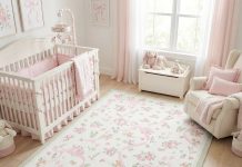 【折后$24.99 Prime包邮】大号防滑花纹地毯 4×6!