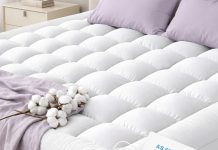 【折后$32.99 Prime包邮】全棉舒适床垫顶层 Queen Size!