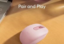【折后$9.79 Prime包邮】Logitech M196 蓝牙无线鼠标 玫瑰粉