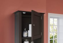 【折后$25.33 Prime包邮】RiverRidge Ashland 浴室壁挂储物柜