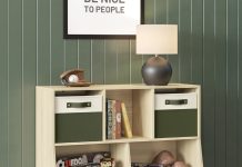 【折后$49.53 包邮】RiverRidge 儿童木质玩具收纳柜!