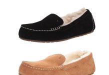 【折后低至$34.97 Prime包邮】Koolaburra by UGG 女士羊毛麂皮一脚蹬 两色选