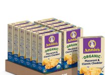 【折后$16.68 Prime包邮】Annie’s 有机经典切达芝士通心粉6oz*12盒装
