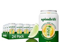 【折后$10.78 Prime包邮】Spindrift Nojito风味青柠薄荷气泡水 24罐装