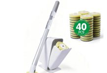 【折后$9.99 Prime包邮】马桶清洁刷套装 含40个替换刷头