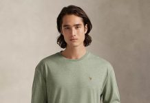 【折后$39.38 包邮】Polo Ralph Lauren 男士经典修身圆领长袖T恤 多色选