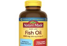两瓶超划算!【折后$10 Prime包邮】Nature Made Omega-3 鱼油软胶囊1000mg 150粒*2瓶!