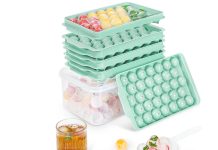 【折后$5.99 Prime包邮】带盖冰格及储冰盒 3件套