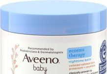 【折后$2.33 Prime包邮】Aveeno Baby 宝宝湿疹修护夜间润肤膏1oz