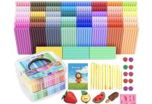 【折后$9.34 Prime包邮】51色彩泥套装 2.84 lbs!