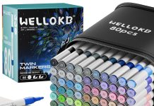 【折后$14.99 Prime包邮】双头马克笔 80色!